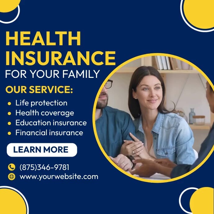 Health Insurance Template | PosterMyWall