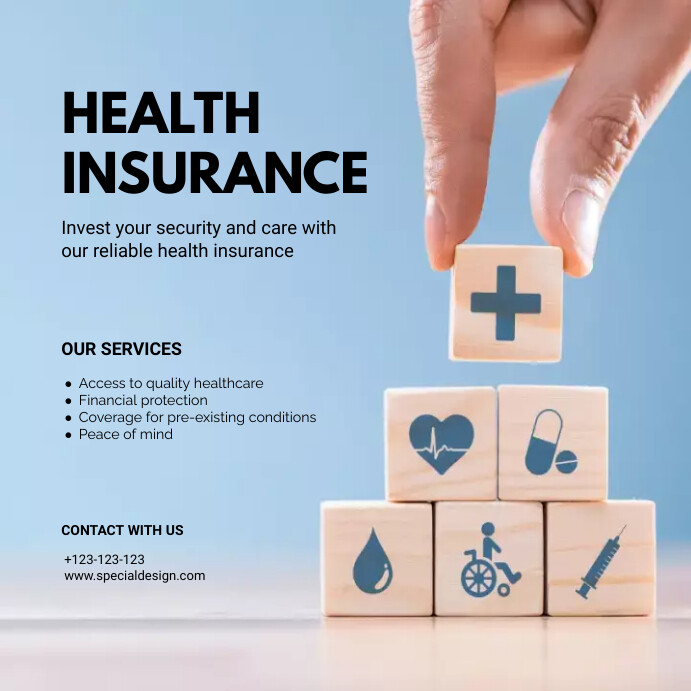 health insurance instagram posts Template | PosterMyWall