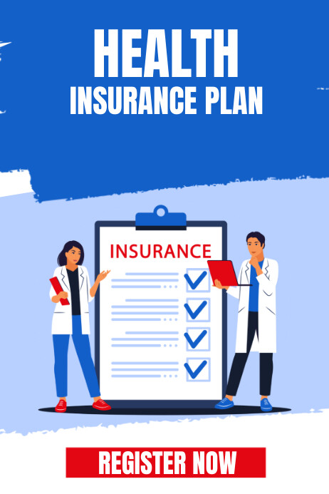 Health insurance plans poster template | PosterMyWall