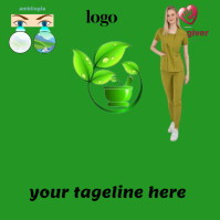 Health logo design template