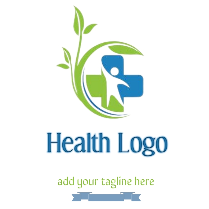 Sample Logo Health White Health Logo Logos Template | PosterMyWall