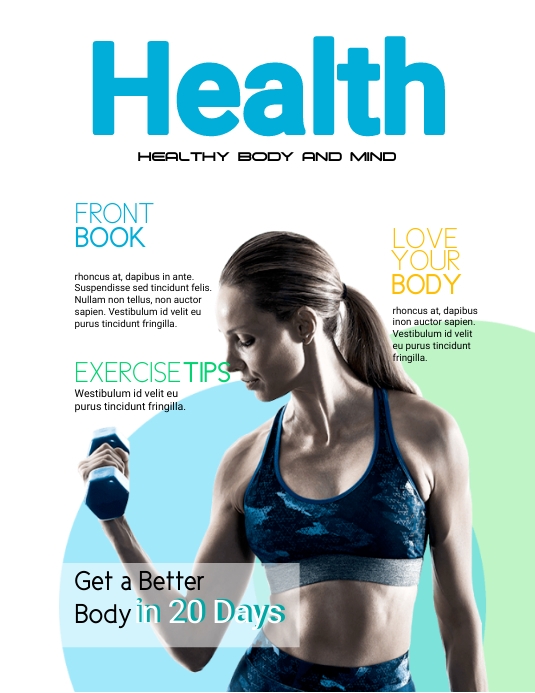 Health Magazine Examples Health magazine cover Template | PosterMyWall