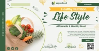 Health Nutrition Lifestyle Facebook Shared Image template