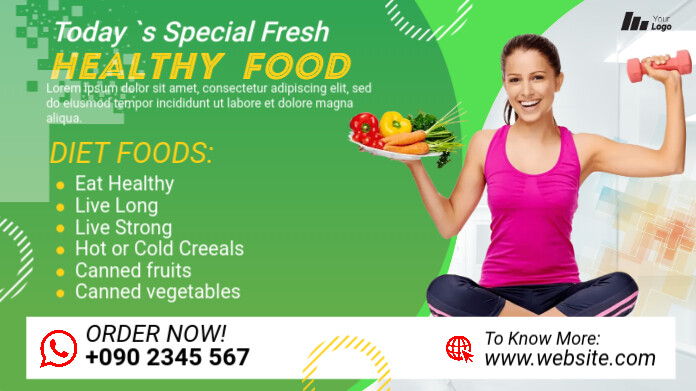 Twitter. Health Post Example health nutrition Twitter Post Template | PosterMyWall
