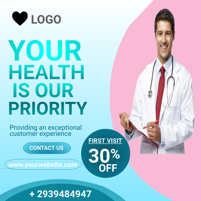 Health Rposter Copy of Health flyer poster | PosterMyWall