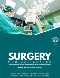 Sample Surgical Rotation Poster Surgery Center Template | PosterMyWall