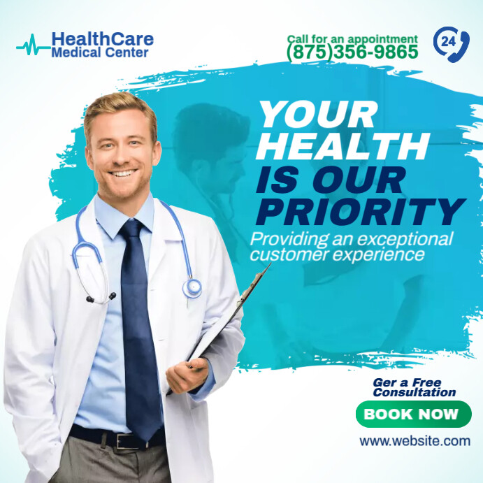 Health Priority Template PosterMyWall