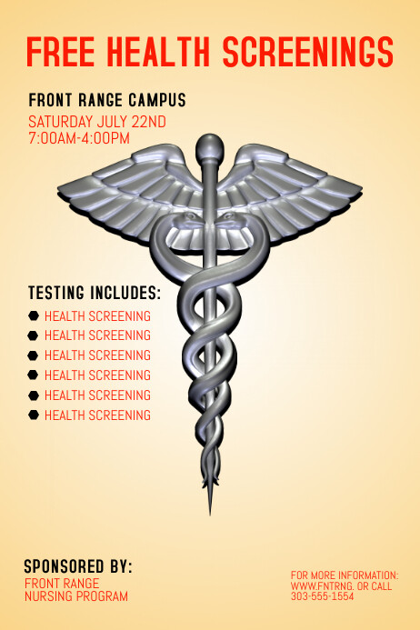 Health Screening Template | PosterMyWall