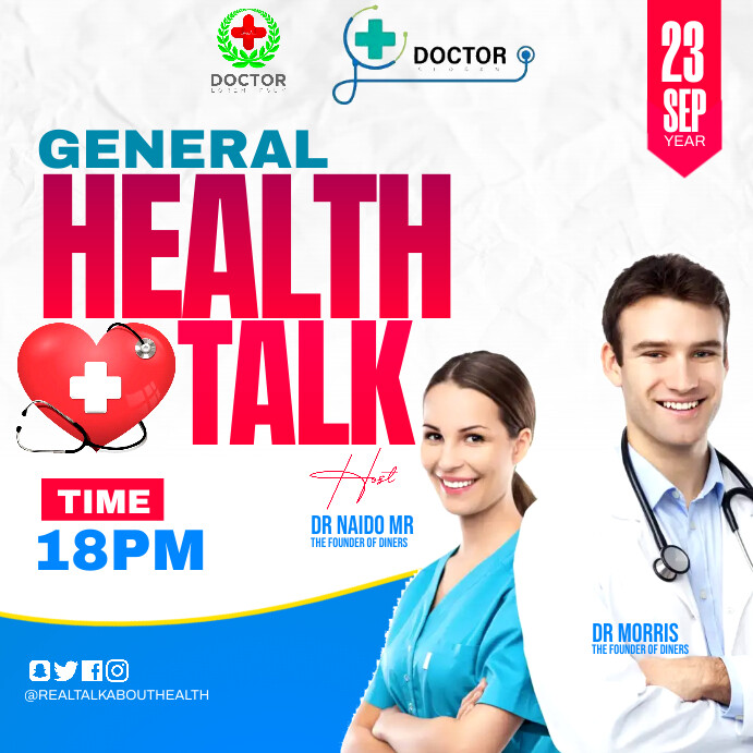 health talk Template | PosterMyWall