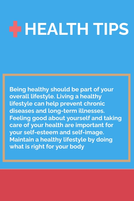 health tips Template | PosterMyWall
