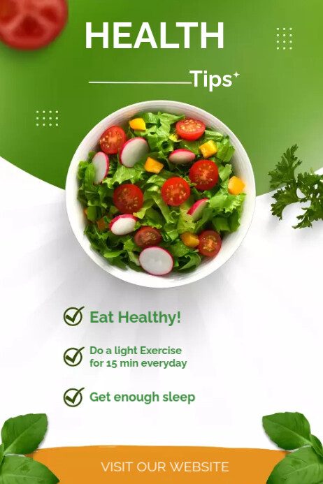 Health Tips Template | PosterMyWall