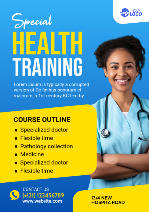 Training Programme Flyer Copy of Health Training Program Flyer Ad | PosterMyWall