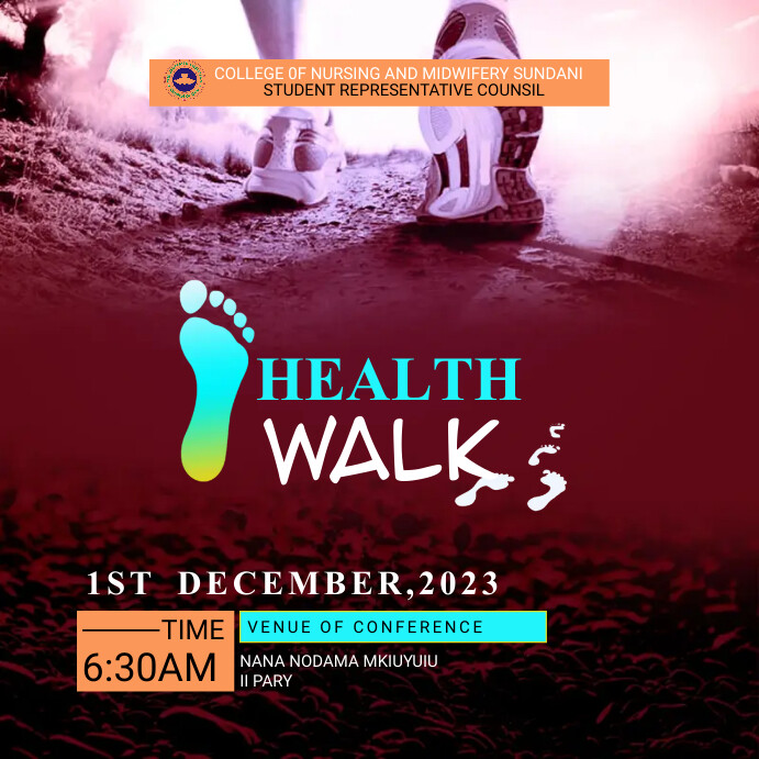 Copy of HEALTH WALK conference | PosterMyWall