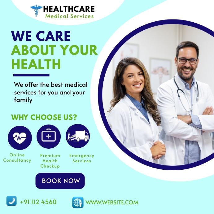 Healthcare Ad Template | PosterMyWall