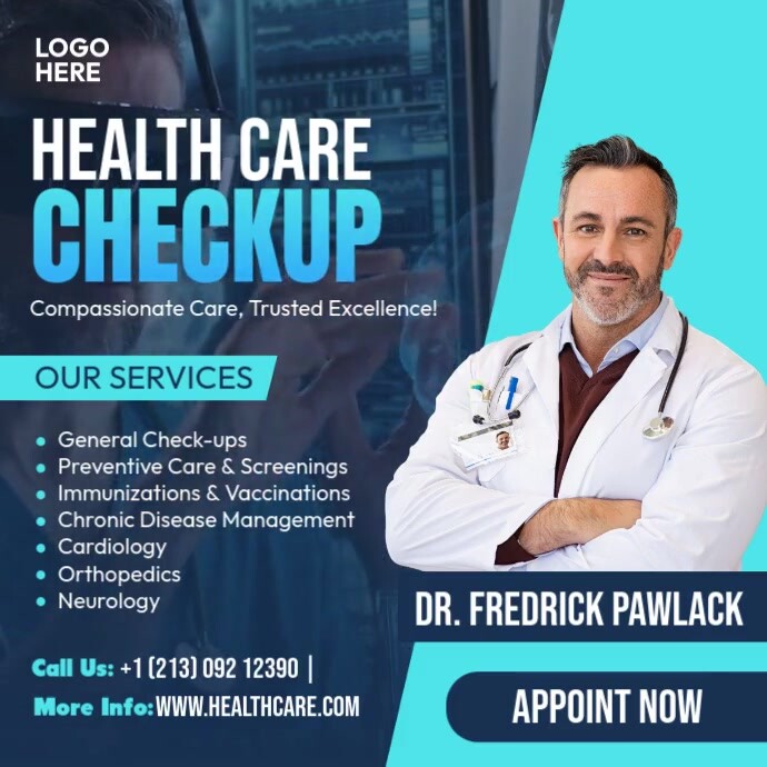 Copy of Healthcare Checkup | PosterMyWall
