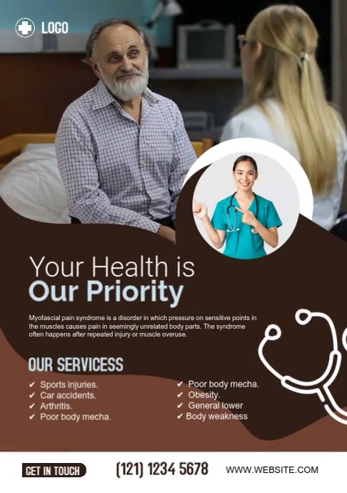 Healthcare Flyer A3 template