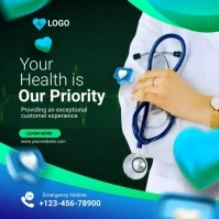 healthcare post template