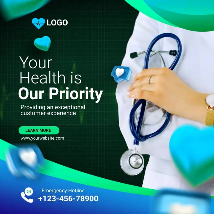 healthcare post Template | PosterMyWall