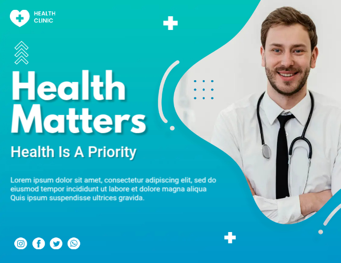 Healthcare Services Flyer (US Letter) template