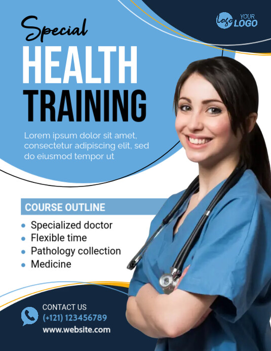 Healthcare Training Flyer Ad Template | PosterMyWall