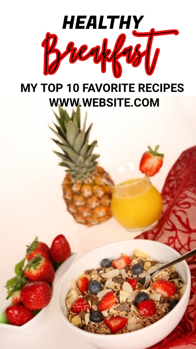 Healthy Breakfast Template PosterMyWall