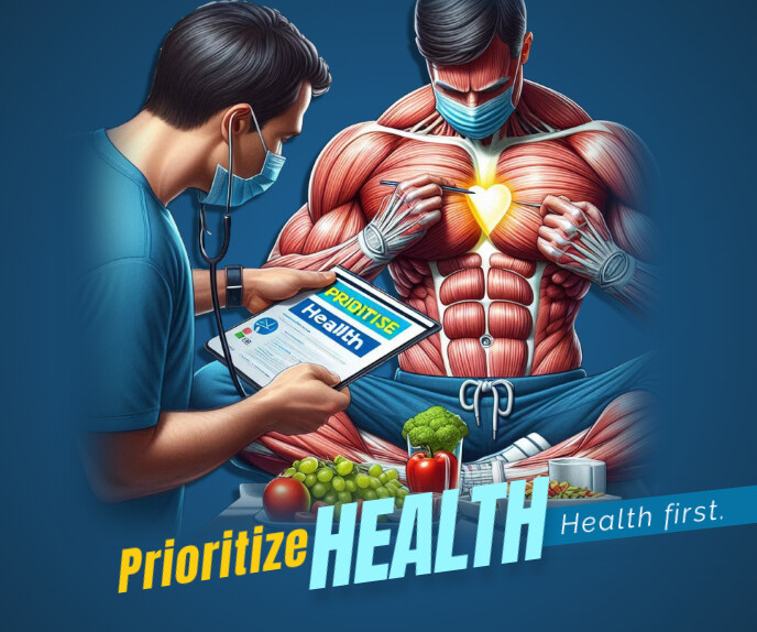 Healthy Design Frame Healthy Template | PosterMyWall