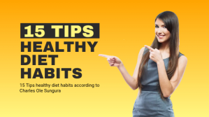 Healthy diet youtube thumbnail flyer template