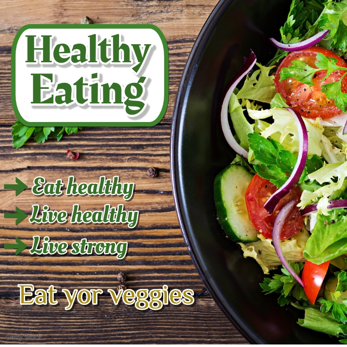 Healthy Eating Template | PosterMyWall