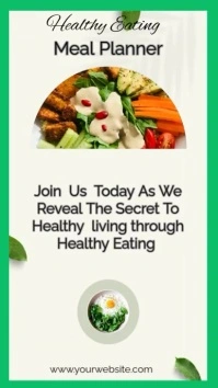 Healthy Eating Meal Planner Design template