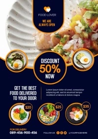 healthy food A4 template