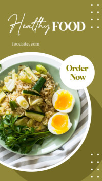 Healthy Food Instagram Story template