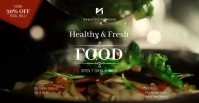 Healthy Restaurant Facebook Ad Facebook-annonce template