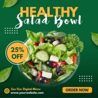 healthy salad template Square (1:1)