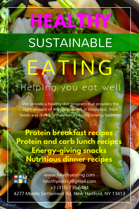Sustainable Food Posters
