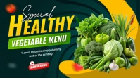 Healthy Vegetable Menu Thumbnail template