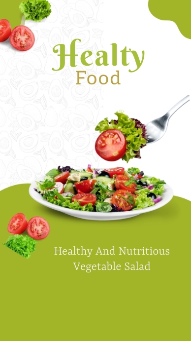 Healty Food Template | PosterMyWall
