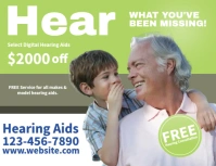Hearing Aids Flyer (US Letter) template