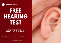 Hearing clinic Flyer A5 template