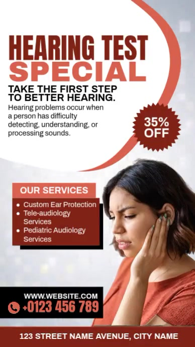 Hearing Test Templat | PosterMyWall