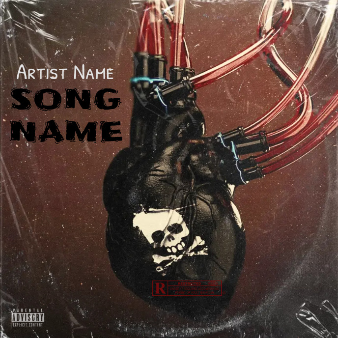 heart Album Cover music art trap mixtape rap Template | PosterMyWall