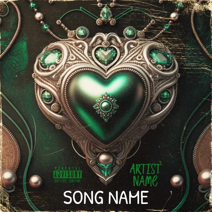 heart Album Cover music art trap mixtape rap Template | PosterMyWall