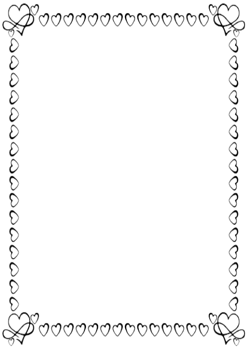 Heart Border Template PosterMyWall