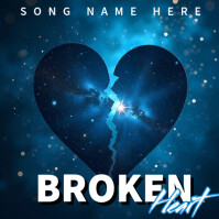 Heart Broken Album Cover template