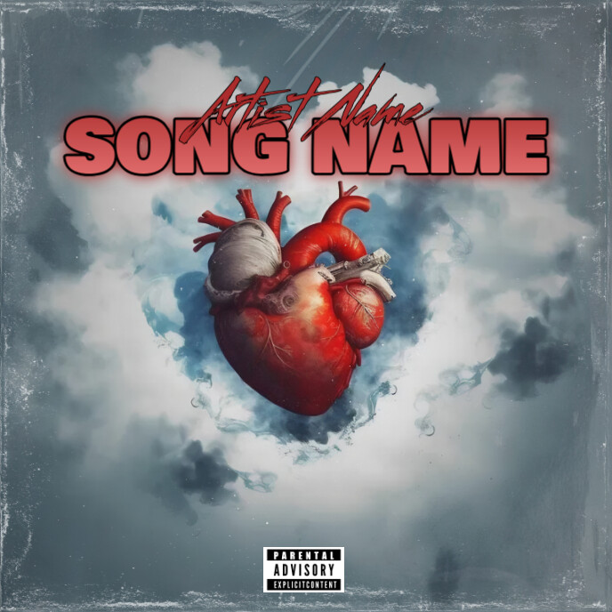 Copy of heart Cover Album music art trap mixtape rap | PosterMyWall