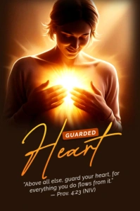 Heart Cartaz template