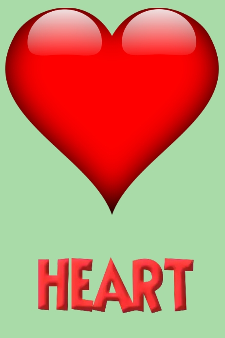 Heart Template PosterMyWall