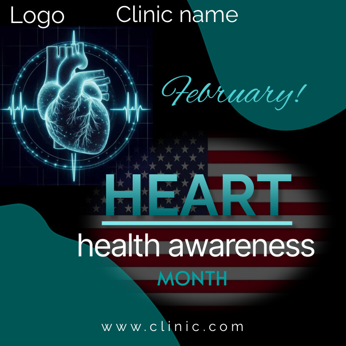 Heart health awareness month Template PosterMyWall Heart health awareness month Template PosterMyWall
