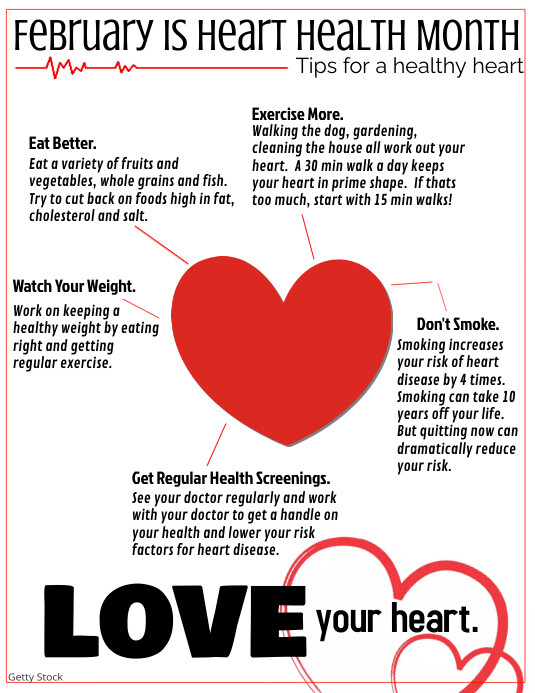 Copy Of Heart Health Month February Flyer Poster News PosterMyWall copy-of-heart-health-month-february-flyer-poster-news-postermywall