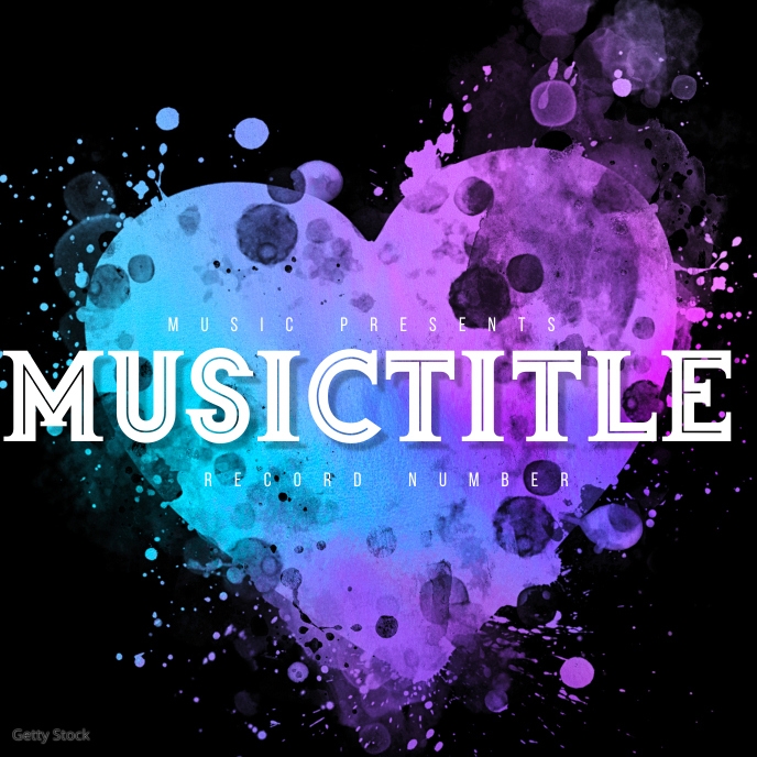 Heart Hip Hop Rap Album Cover Template PosterMyWall