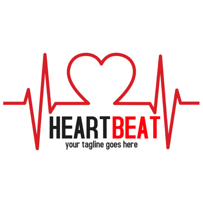 heartbeat iconic logo 徽标 template